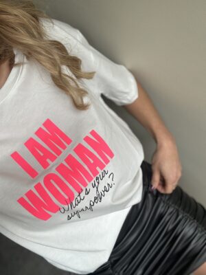 t-shirt I'AM WOMAN