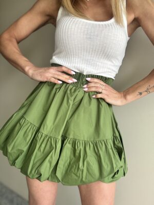 gonna  palloncino Lumina Fashion verde
