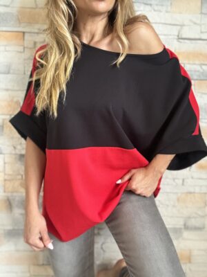 maglia bicolor Barbara Rossa