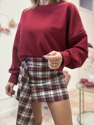 felpa basic bordeaux