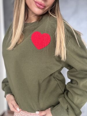 felpa cuore