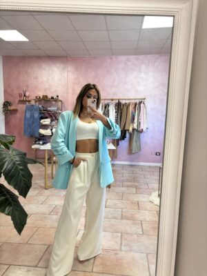 Blazer pastello tiffany new